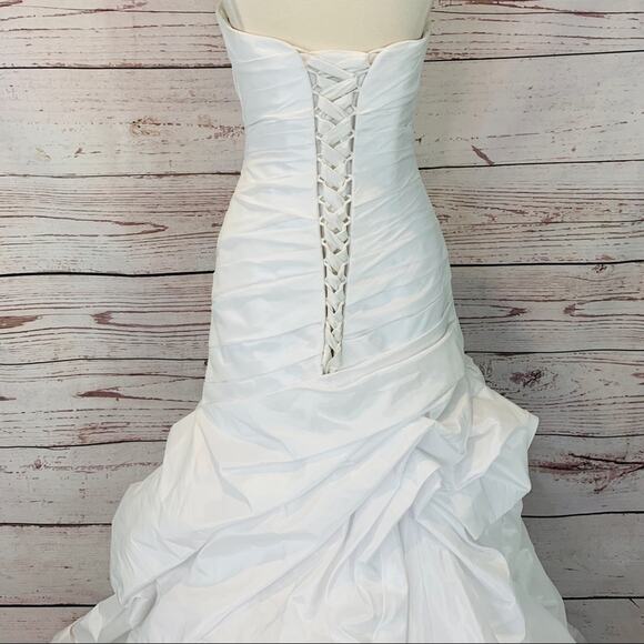 Maggie Sottero Couture Size 10 Strapless Mermaid Dress - Picture 5 of 9